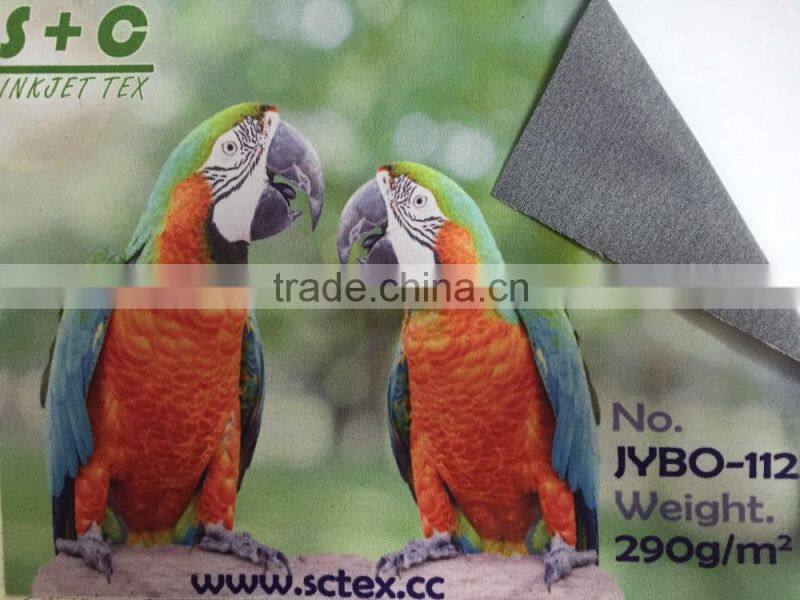 Knitted Gray Gold Display Fabric Blockout fabric stretch ceiling for dye sub direct printing