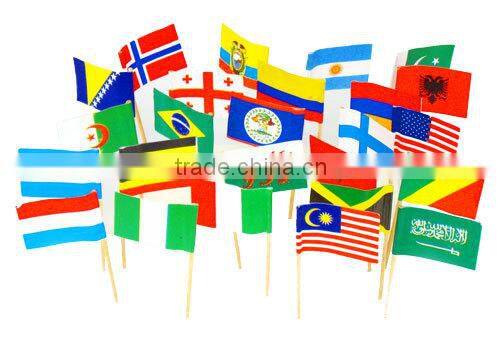 Mini decoration toothpick with flag