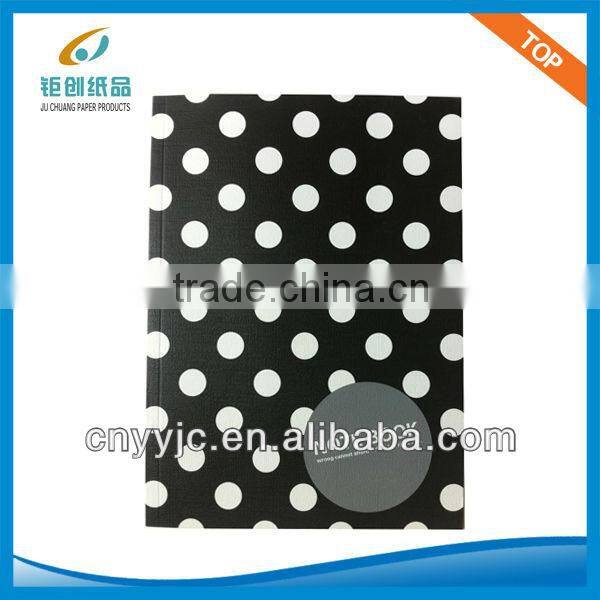 Simple Custom design notebook(Polka dots )