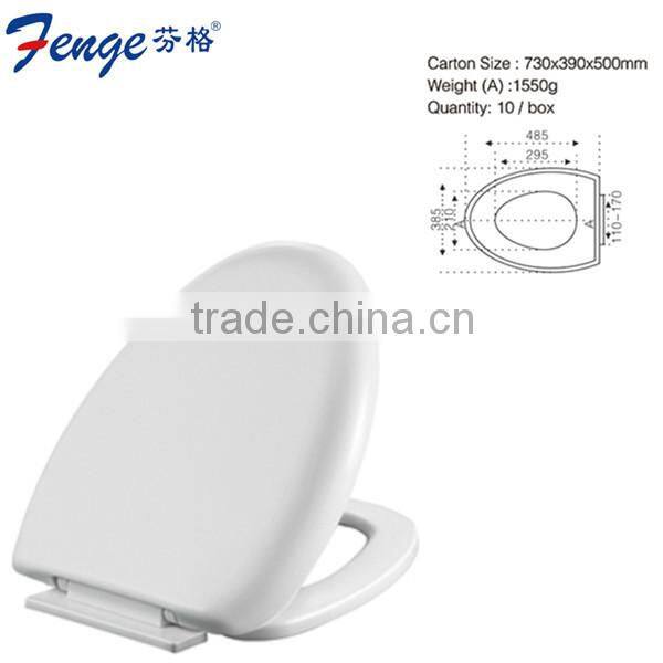 FG930PP hot sale indian style pure pp flushable toilet seat cover closed front