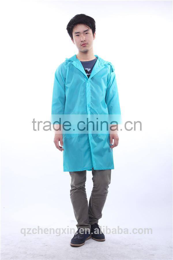 transparent mens pvc raincoat