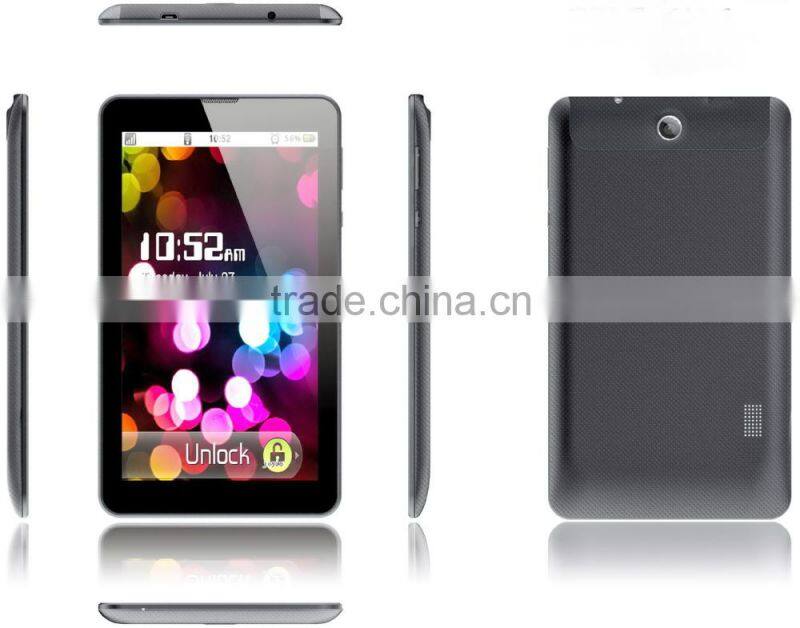 cheapest 7 inch 3g tablet pc/mtk8312 dual core pc tablet/android 4.4, dual camera mid with gps