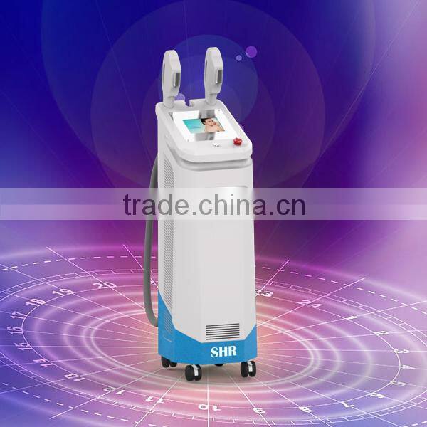 2015 best facial and skin rejuvenation beauty Equipment ipl shr laser hair removal machine
