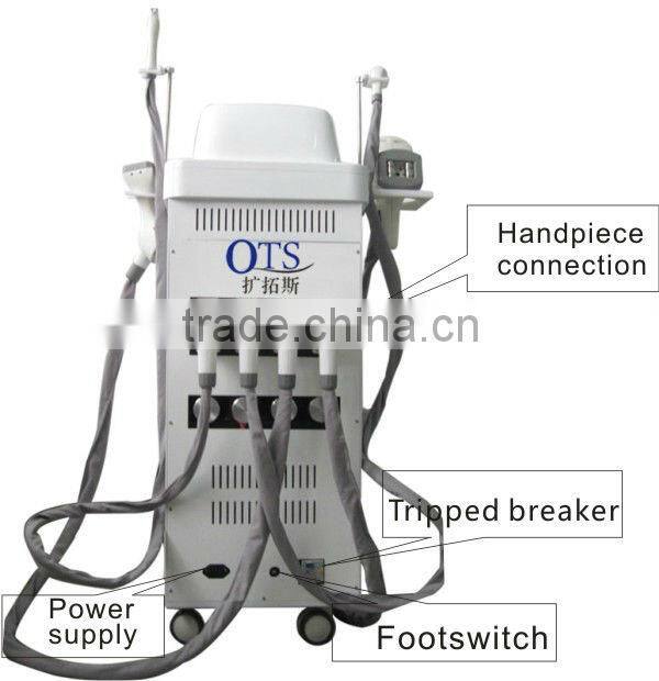 2013 RF Infrared body slimming machine slim6 the Second Generation vaccum&cavitation slimming machine