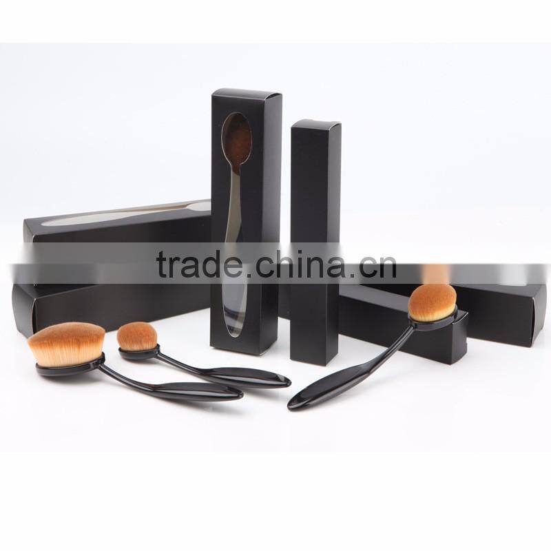 Oval Make Up Brush Set 10pcs, Foundation make up brush set
