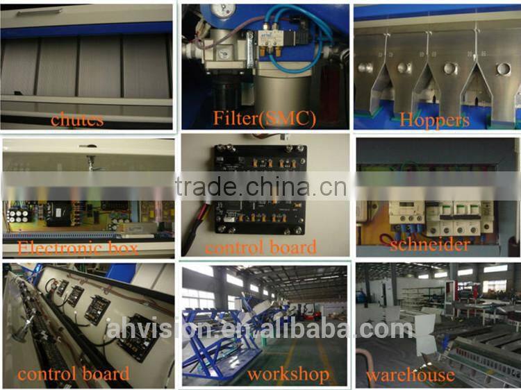 5000+pixel with patented ejector groundnut color sorter with hign speed DSP technology ,groundnut grading machine