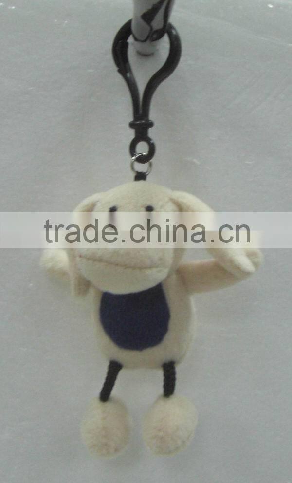 Rabbit plush Key chain& plush mobile chain&promotional gifts