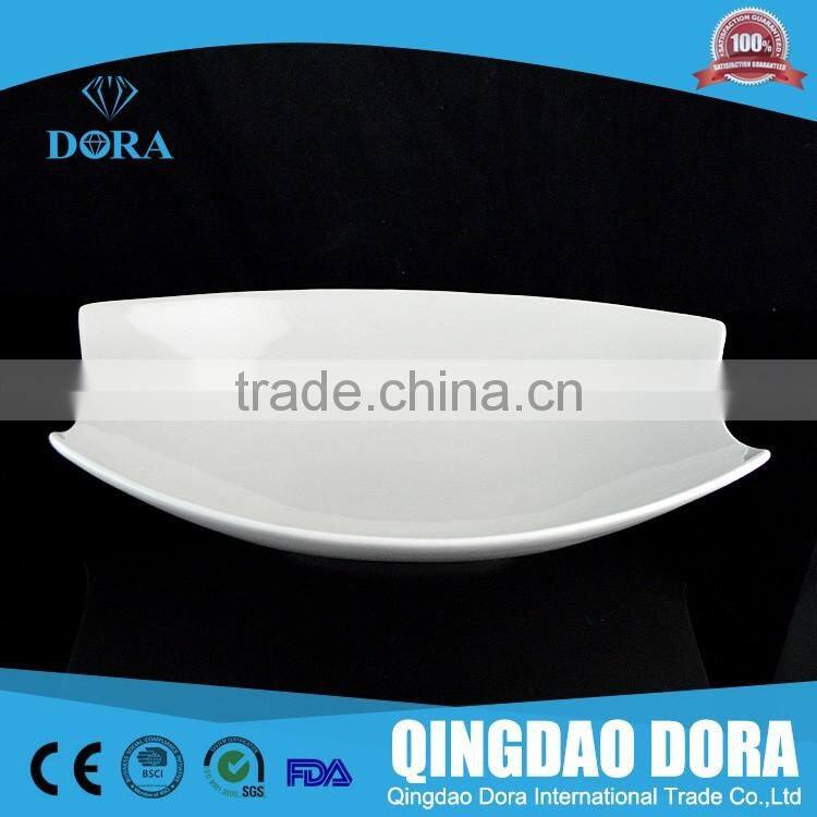 China supplier factory direct hotel porcelain dinner ware 2016 Hot sale wholesale hotel porcelain dinner plate for restaurant
