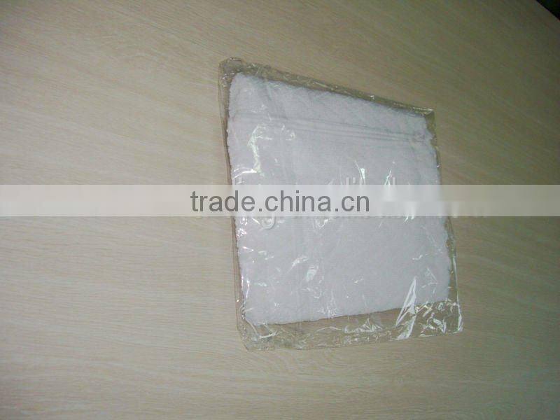 100% polyester white hajj towel for pilgrimage