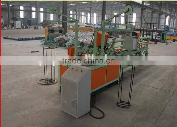 Playground basketball field fencing making machine PLC chain link fence weaving machine