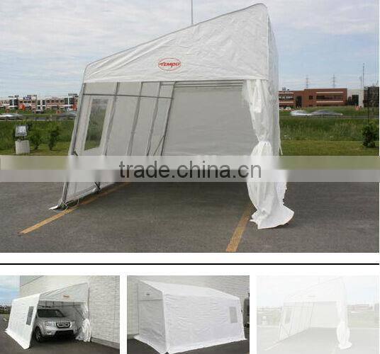 steel frame PVC PE covers teel frame tent price