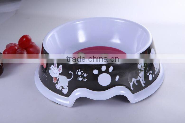 Easy to take 100% melamine heat resistant pet bowl pet feeding bowl
