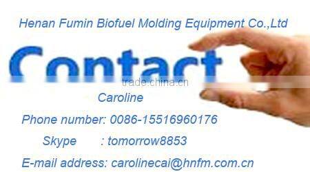 Wood briquette press machine,