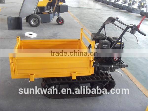 SF0610H, 6.5Hp garden mini dumper, alterrain transporter with crawler for agriculture and gardening