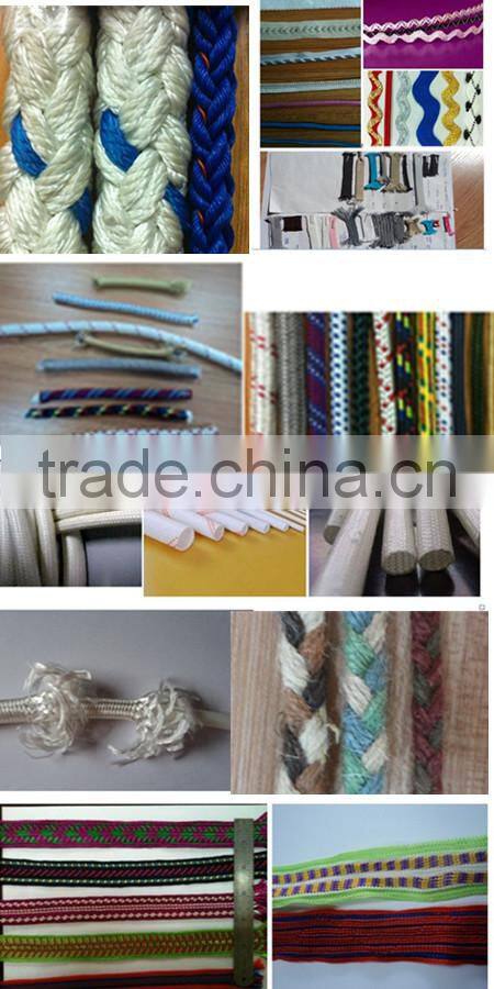 24 spindle elastic high speed round ropes braiding machine