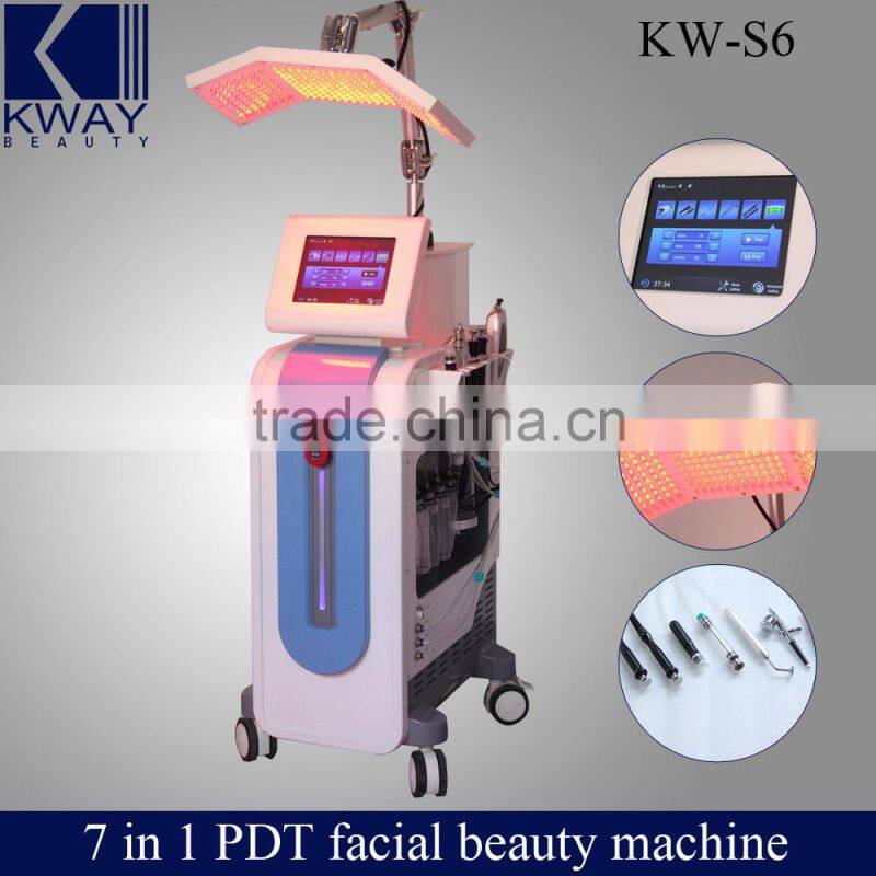 2016 Best Seller for Guangzhou Skin peel water oxygen jet and hydro oxygen jet peel PDT Beauty Equipment with CE certificate