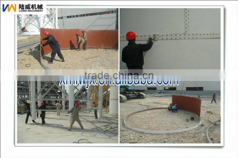 1500ton cement silo for sale, bolted-type powder cement silo