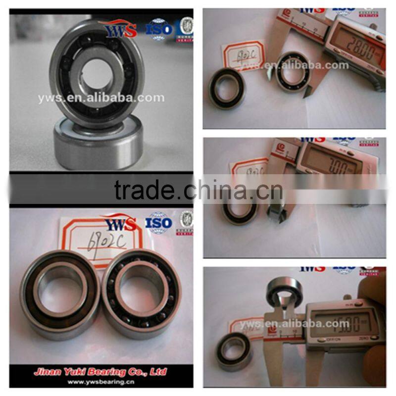 6806 PEEK open type deep groove ceramic ball bearing