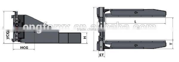 Block Clamp of Forklift Lifting Equipment