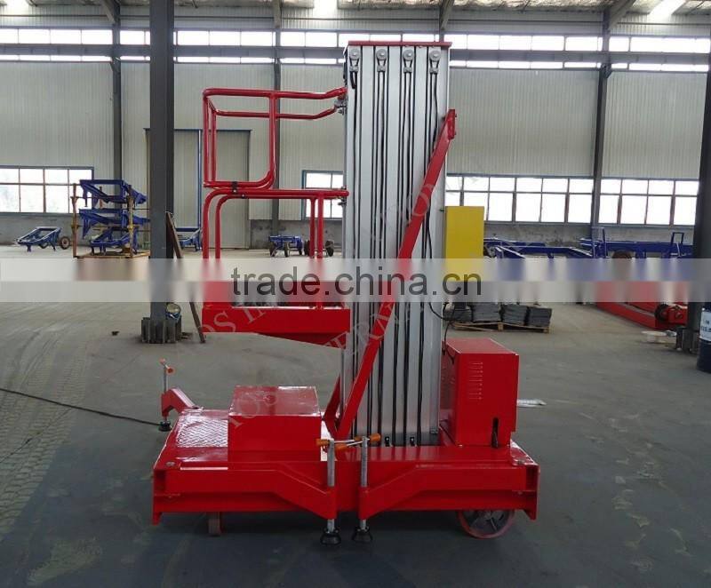 6m Single Mast Aluminium Hydraulic Work Lift Table