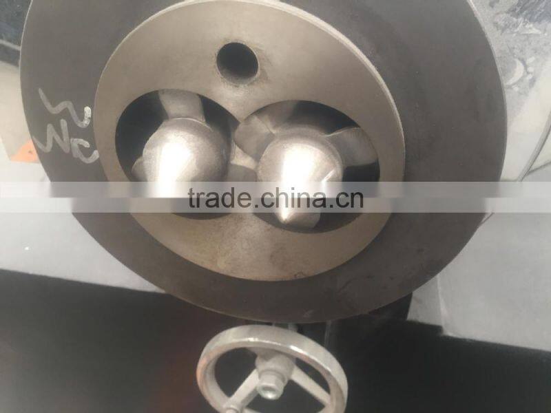 Double screw pvc extruder machine