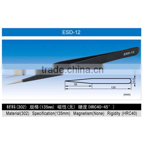 ESD-14 anti-static tweezers for repair tools