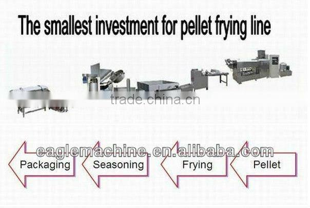 single screw snack pellet macaroni 3d pellet extruder food machine