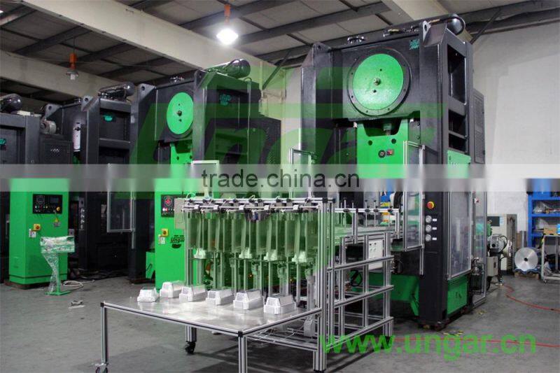 Electrical Automatic Foil Container Stacker Machine with Automatic Counter (UNST-6010)