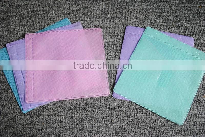 Non-woven cd/dvd sleeves With different Colors