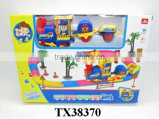 electric rail cars with light