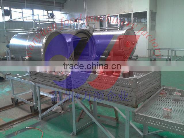 steam spray autoclave for vegetables in jars