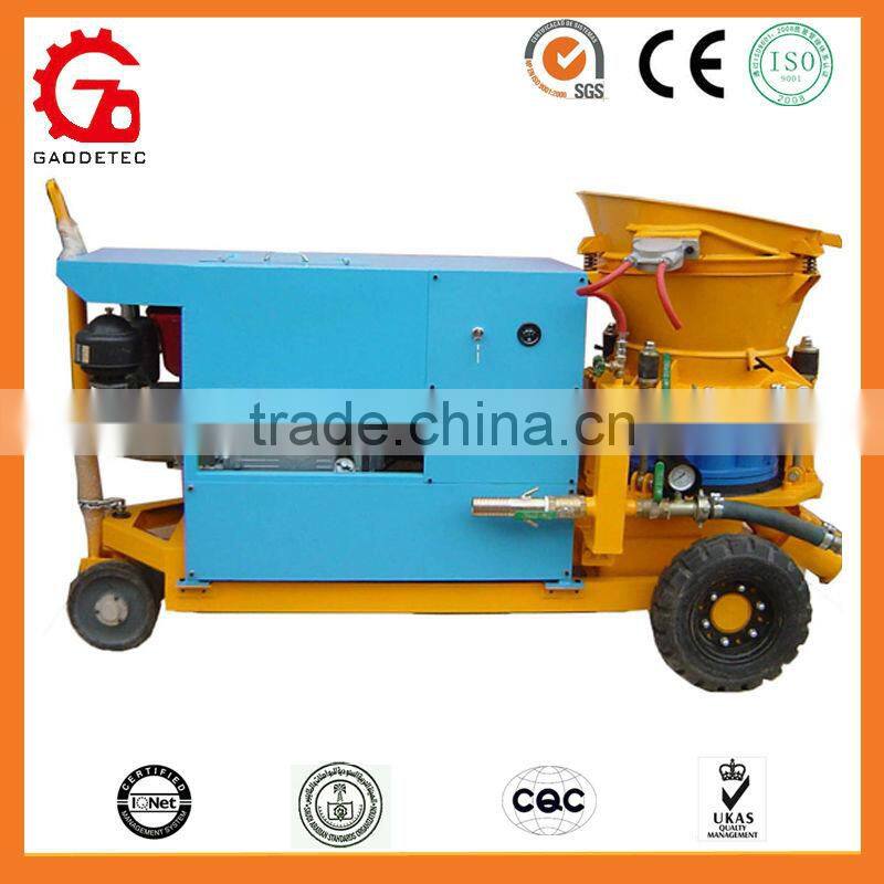 5m3/h diesel driven dry mix gunite shotcrete machine