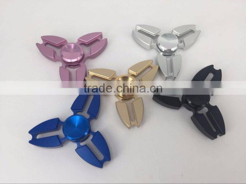 2017 Trending Products Si3N4 608 ceramic bearing fidget spinner ABS Tri-Spinner Desk Focus Toy