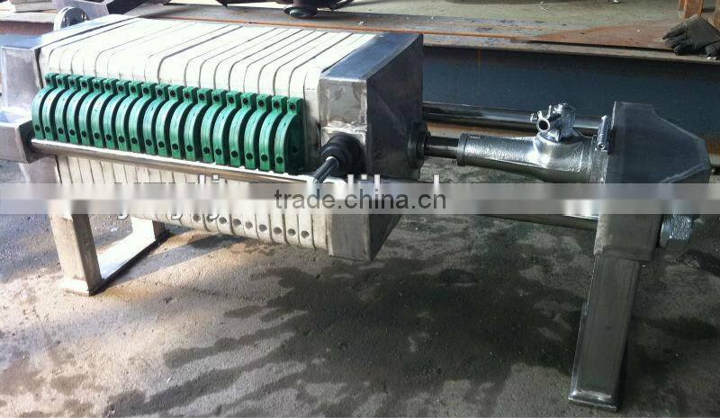 450 Jack compacting PP Plate-frame beverage and oil industry Filter press