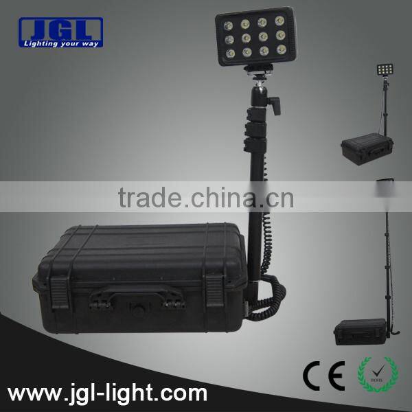 Guangzhou portable power source ems police equipment RLS-72w portable led remote area lighting system military police equipment