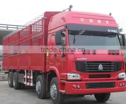 8x4 rear drive howo cargo grid truck 31ton big truck