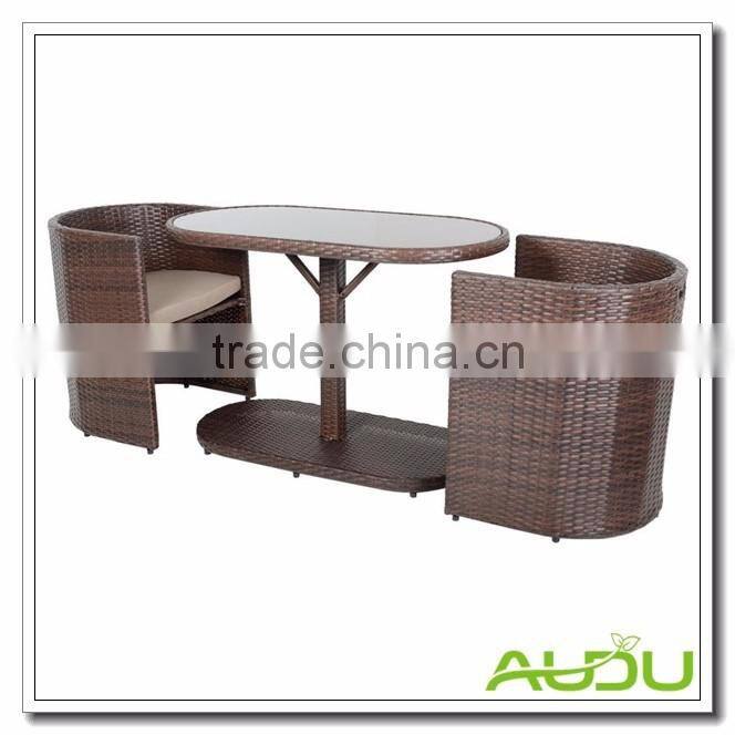 Audu Pittsburgh Outdoor Garden Rattan Dining Set
