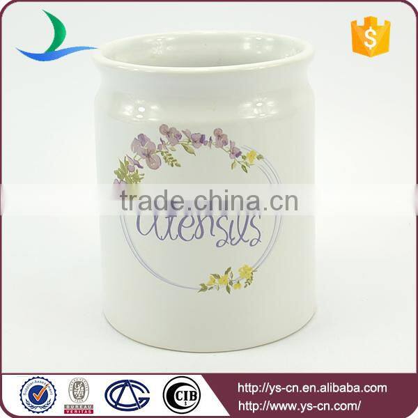 Ceramic storage container biscuit tea sugar and utensil jars