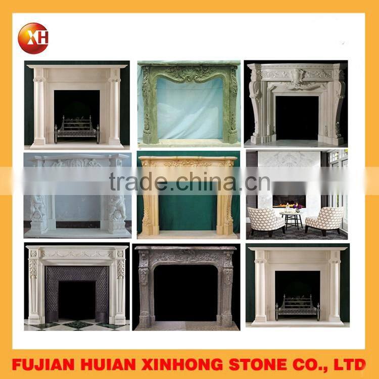 Home decor smart ethanol fireplace , remote control stone fireplace