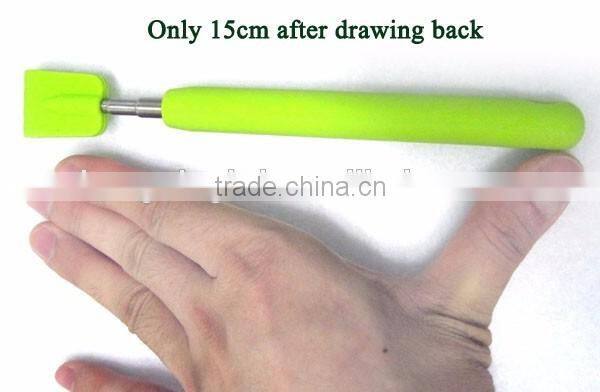 silicone telescopic back scratcher itch killer massager extendable stainless steel stick