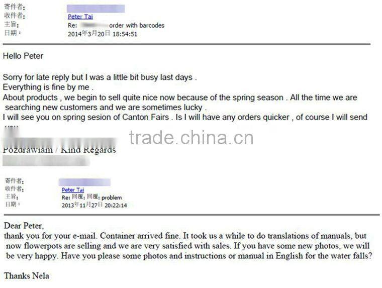 Different sizes and material large plant pots