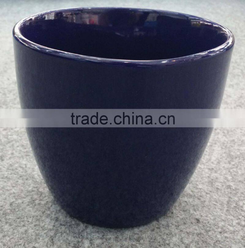 High Quality White Ceramic Glazed Flower Pot