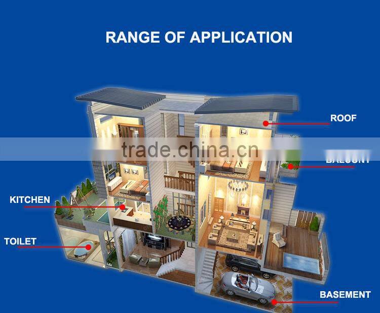 Green non-poisonous leakage-proof cement
