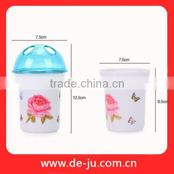 Simple Design Flowers Non-toxic Christmas Bathroom Set