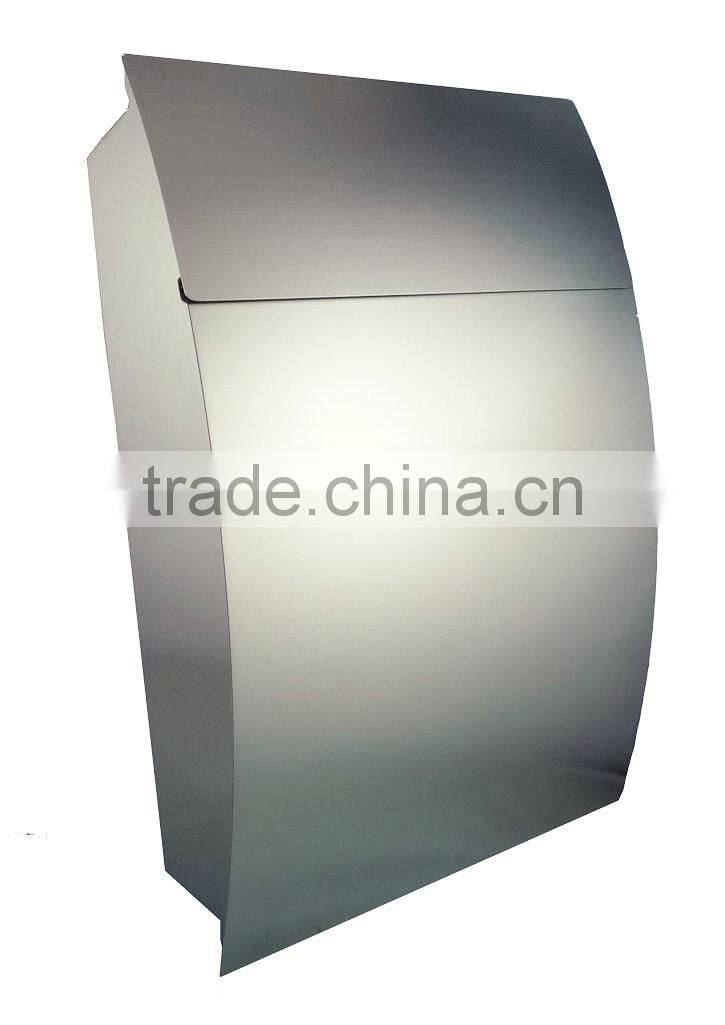 New Design Wall Mounted Stainless Steel Mailbox