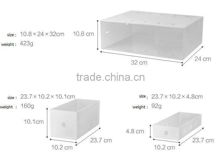 Dull Polish Combination Drawer Storage Box Plastic Drawer Storage Cabinet