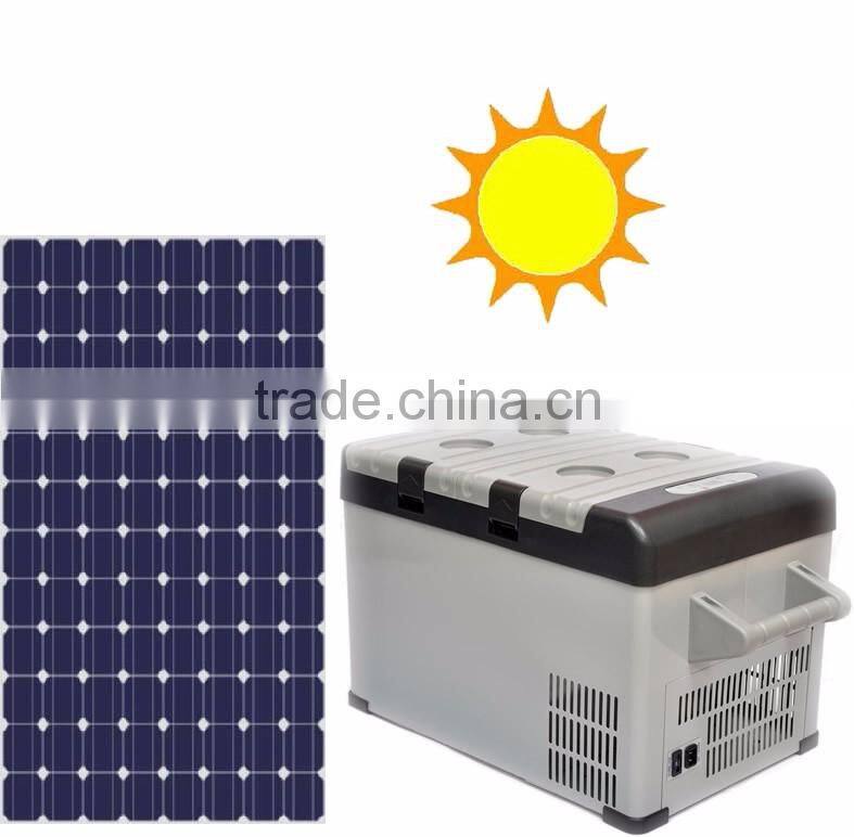 32L Solar Portable DC Compressor Car Refrigerator