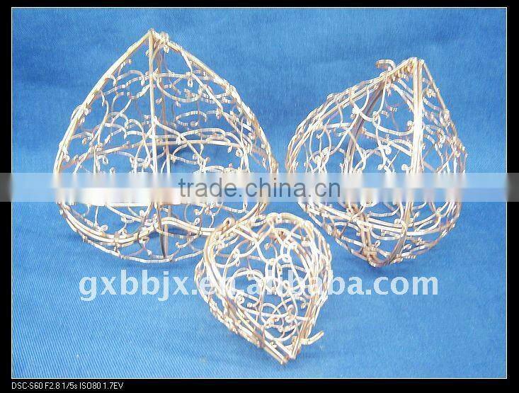 Cuprous peach iron wire festival decorative crafts