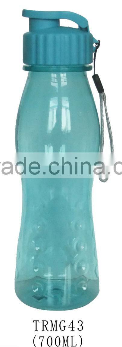 700ml BPA free tritan material gourd shape drink bottle/cute shape plastic food grade sports water bottle
