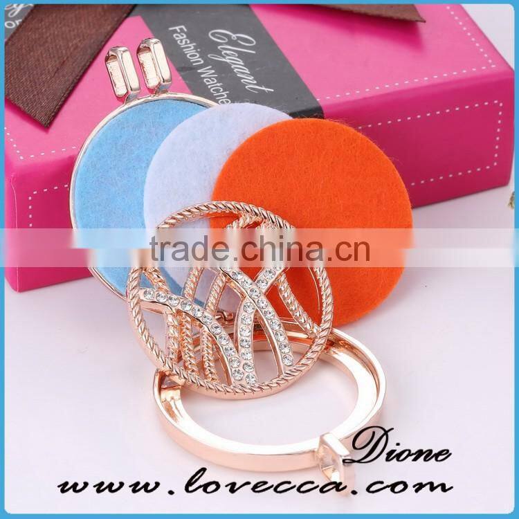 2017 newest Aroma Perfume Locket Essential Oil Jewelry Aromatherapy Pendant Diffuser Necklace